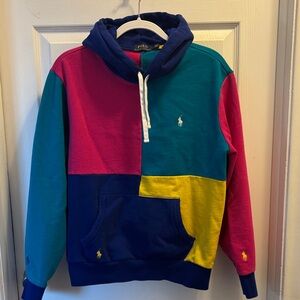 Polo by Ralph Lauren Color block hoodie, Men’s Medium